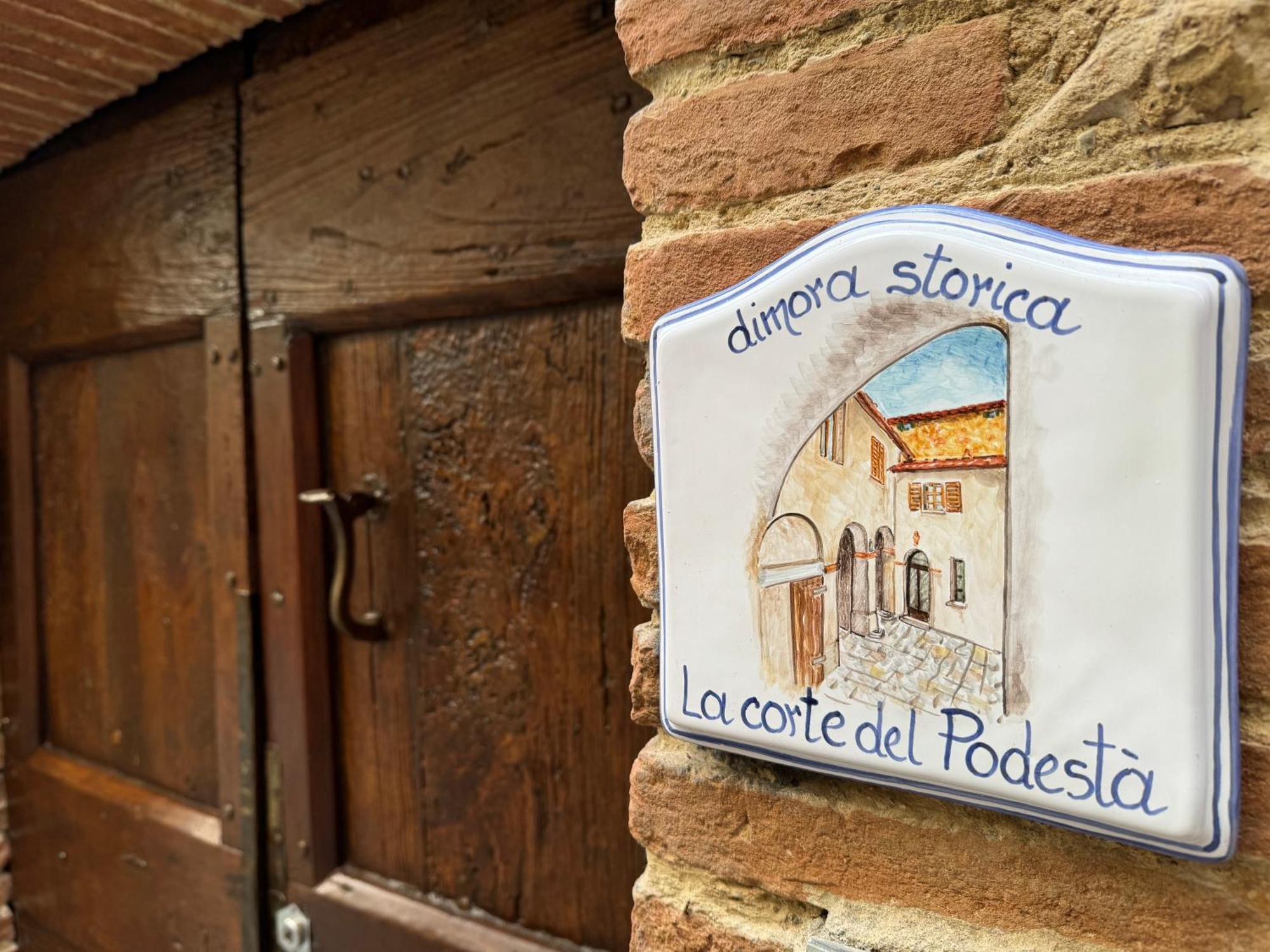 La Corte Del Podesta Sarteano Eksteriør bilde